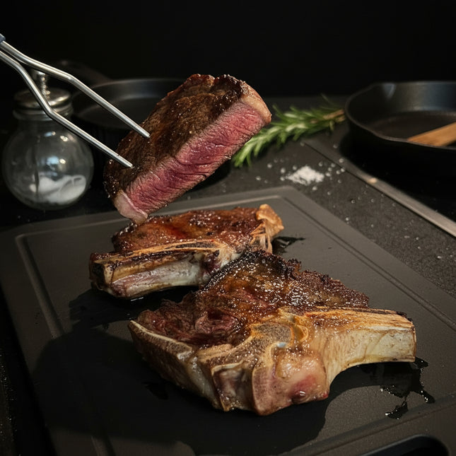 BIG JEFF BBQ MASTER – „2-in-1“ Skaitmeninis Termometras ir Grilio Šakutė