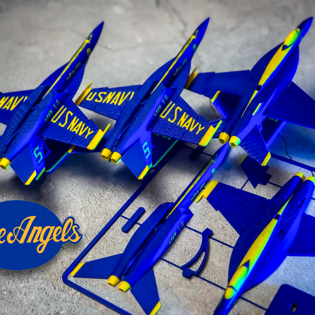 F/A-18 „Blue Angels“ Super Hornet Dėlionė-Kortelė