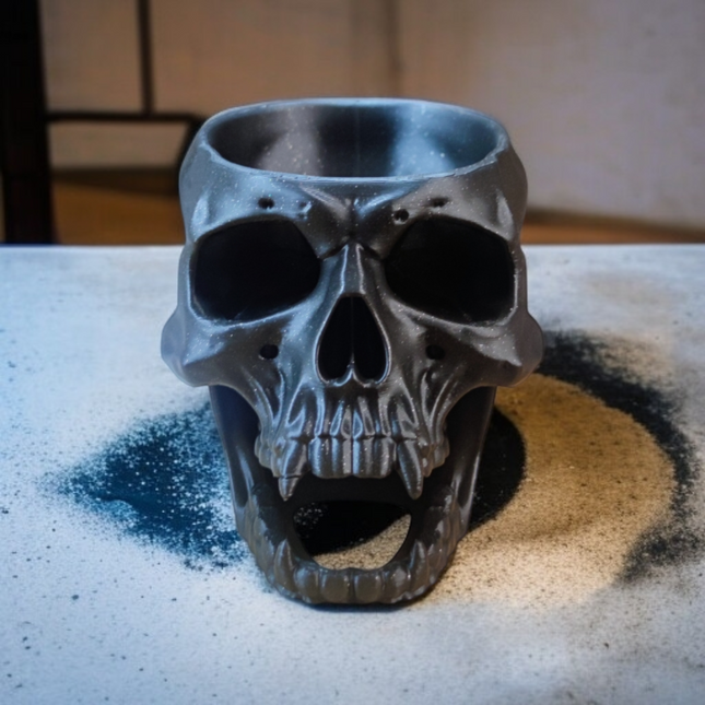 Kaukolės saldainių dubuo Helovynui