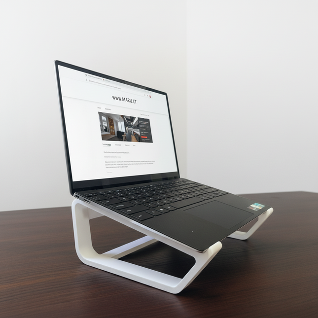 Sleek Laptop Riser – Modernus ir Ergonomiškas Nešiojamojo Kompiuterio Stovas