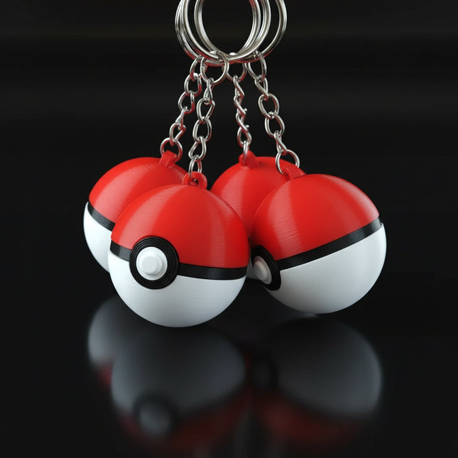 Pokémon „Pokeball“ Raktų Pakabukas – Ideali Dovana Kiekvienam Fanui!