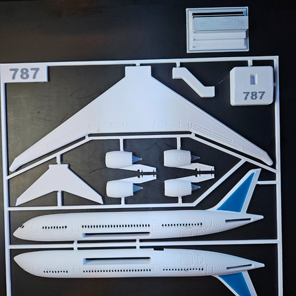 Boeing 787 Keleivinio Lėktuvo Miniatiūrinis Dėlionės-Kortelės Rinkinys