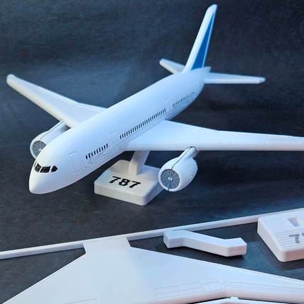 Boeing 787 Keleivinio Lėktuvo Miniatiūrinis Dėlionės-Kortelės Rinkinys