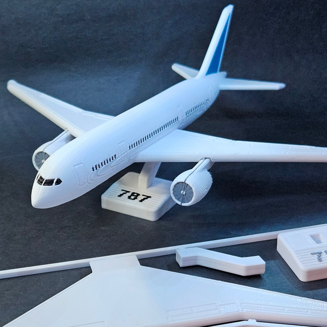 Boeing 787 Keleivinio Lėktuvo Miniatiūrinis Dėlionės-Kortelės Rinkinys