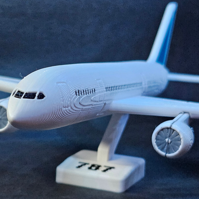 Boeing 787 Keleivinio Lėktuvo Miniatiūrinis Dėlionės-Kortelės Rinkinys