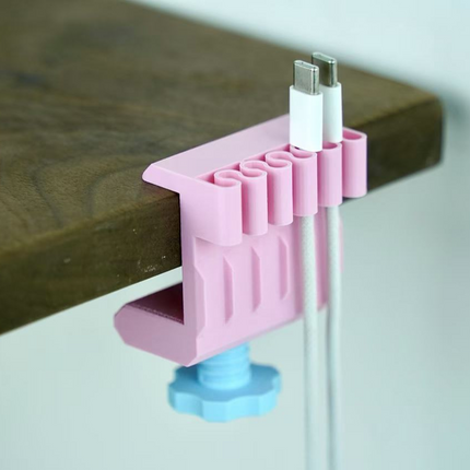 Stalo kraštinės kabelių laikiklis