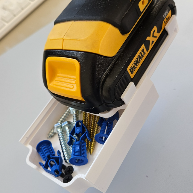 DEWALT XR Įrankių Stalčius – Tvirtinamas Ant Akumuliatoriaus Jungties
