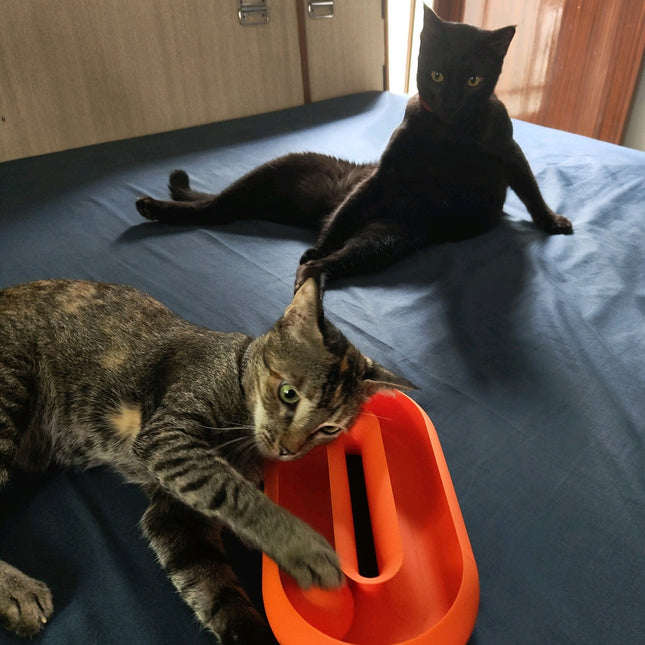 „Smalsumo Takas“ – Interaktyvus judančio kamuoliuko žaislas katėms