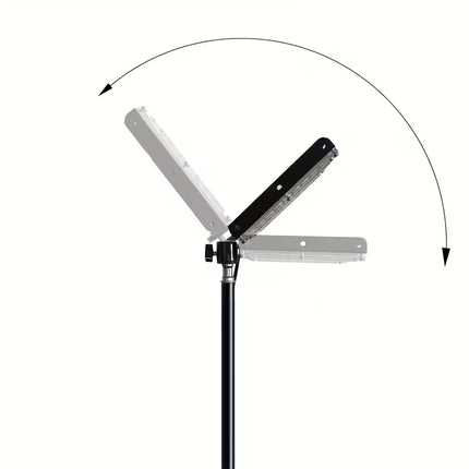 Universalus LED Lauko Šviestuvas su Teleskopiniu Stovu (50 LED)