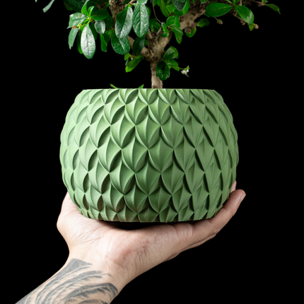 „Žvynelinė“ (Scale) – Modernus Dekoratyvinis Vazonas