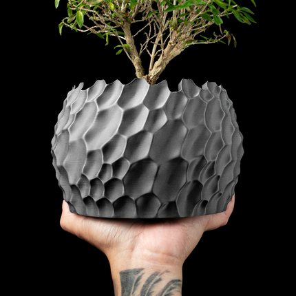 Modernaus Dizaino Reljefinis Vazonas