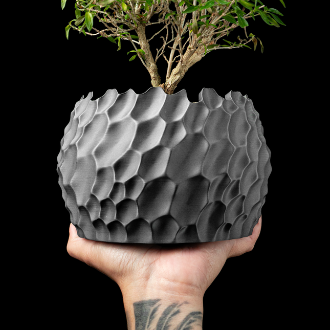 Modernaus Dizaino Reljefinis Vazonas