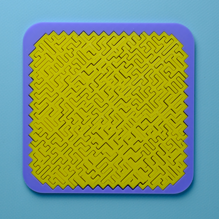 Abstraktus Geometrinis Galvosūkis „Dešimtainis Iššūkis“