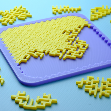 Abstraktus Geometrinis Galvosūkis „Dešimtainis Iššūkis“