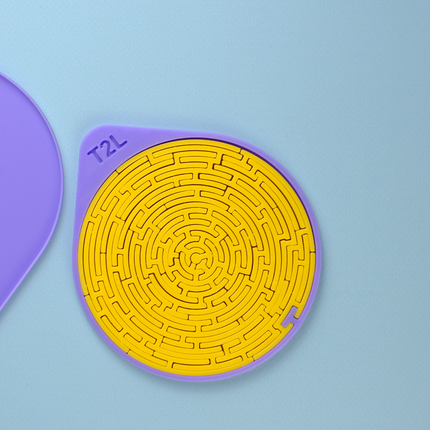 Apskritasis Labirinto Iššūkis – Intuityvioji Dėlionė Su Dėžute