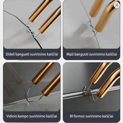 Karštų kabių suvirinimo aparatas – Greitas ir tvirtas remontas