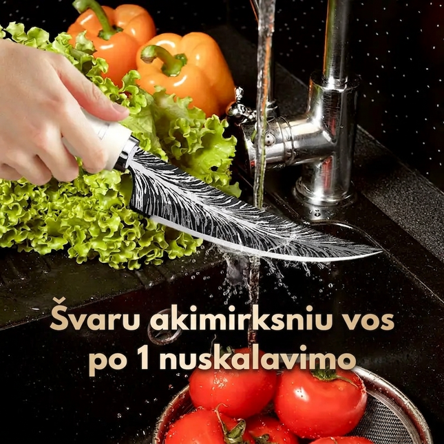 „Apex Carver“ – Profesionalus peilis mėsai, žuviai ir kasdieniam naudojimui