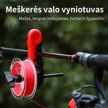 Universalus valo vyniojimo įrankis