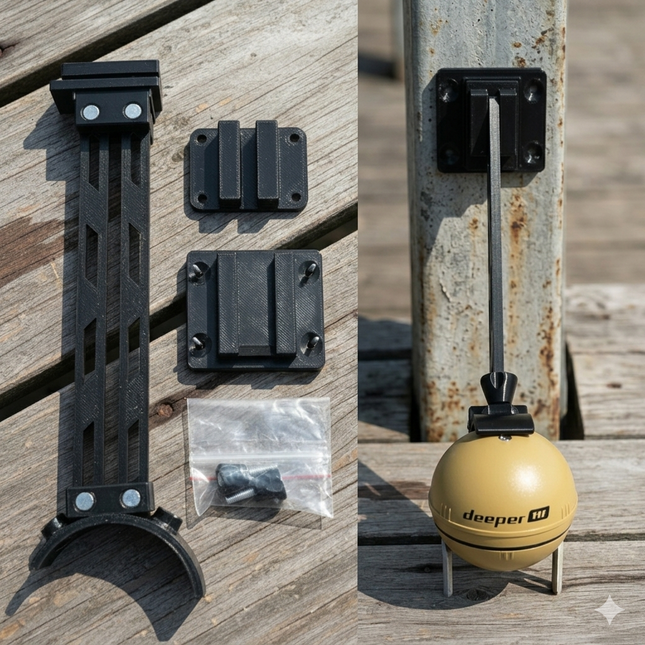 Universalus Deeper echoloto laikiklis (Valtims ir GPS laiveliams)