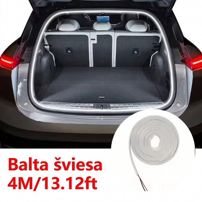 Premium LED bagažinės apšvietimo juosta (12V) – Ryškumas ir stilius