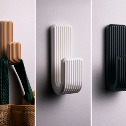 Minimalistinis Sieninis Kabliukas „Modern Edge“