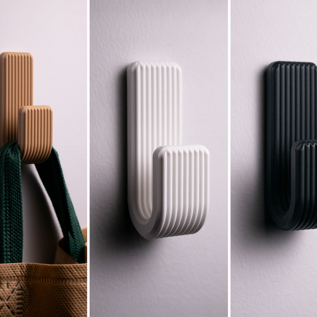 Minimalistinis Sieninis Kabliukas „Modern Edge“