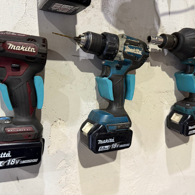 Makita bevielio suktuvo ir smūginio veržliarakčio sieninis laikiklis