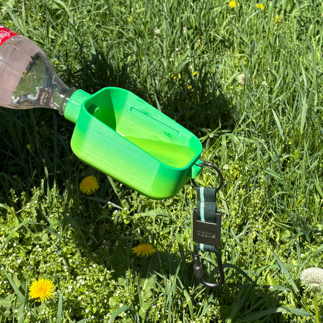 2-in-1 Nešiojamas Vandens ir Skanėstų Dubuo