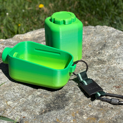 2-in-1 Nešiojamas Vandens ir Skanėstų Dubuo