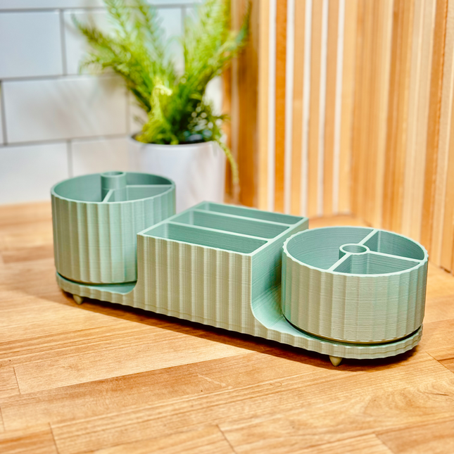 Besisukantis Vonios Kambario Organizatorius – 360° Patogumas