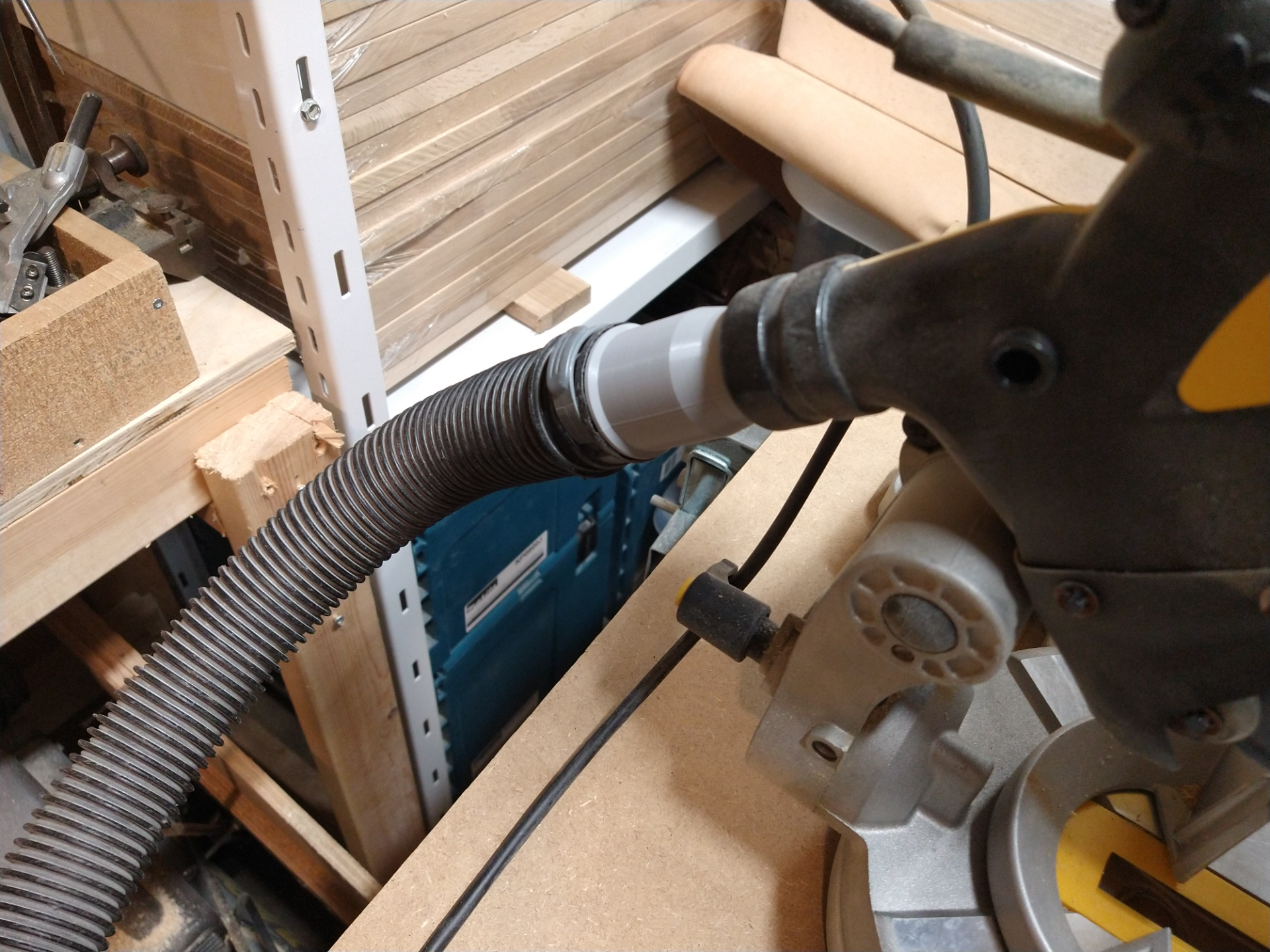 Adapteris: Kärcher → DeWalt DWS774 dulkių surinkimo sistemos