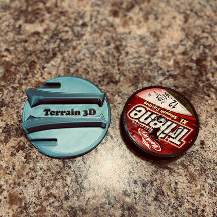 Kompaktiškas laikiklis valo sukimui ant ritės