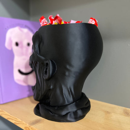 Helovyninis saldainių dubuo „Rėkianti Kaukolė“