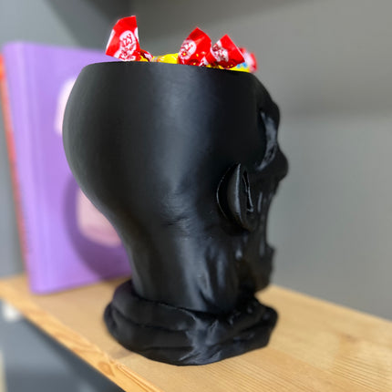 Helovyninis saldainių dubuo „Rėkianti Kaukolė“