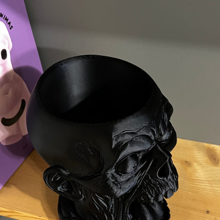 Helovyninis saldainių dubuo „Rėkianti Kaukolė“