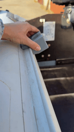 Universalus meškerės laikiklis PVC valtims