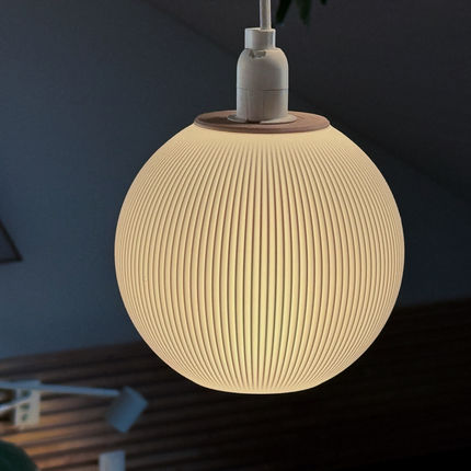 Pakabinamo Šviestuvo Gaubtas „Plyšių Sfera“ – 15 cm (Slits)