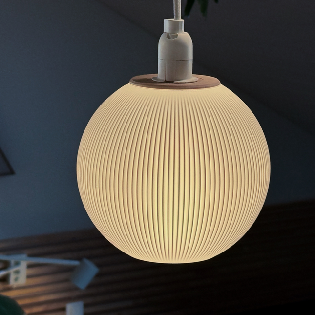 Pakabinamo Šviestuvo Gaubtas „Plyšių Sfera“ – 15 cm (Slits)