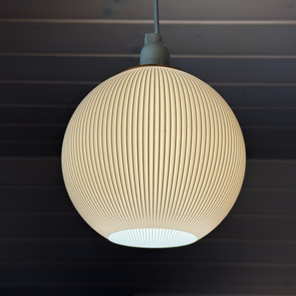 Pakabinamo Šviestuvo Gaubtas „Plyšių Sfera“ – 15 cm (Slits)