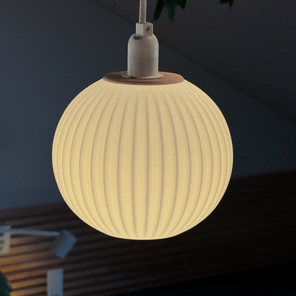 Pakabinamo Šviestuvo Gaubtas „Kylantis Raštas“ – 15 cm Sfera