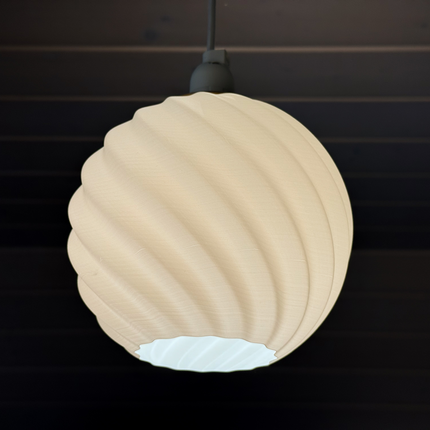 Pakabinamo Šviestuvo Gaubtas „Sūkurinė Sfera“ – 15 cm (Swirl)