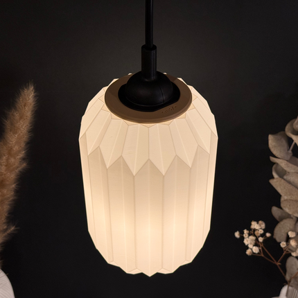 Pakabinamo Šviestuvo Gaubtas „Žibintas-Origami Stilius“ – 18 cm