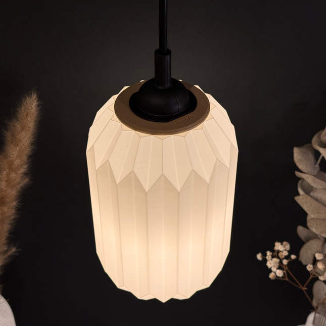 Pakabinamo Šviestuvo Gaubtas „Žibintas-Origami Stilius“ – 18 cm
