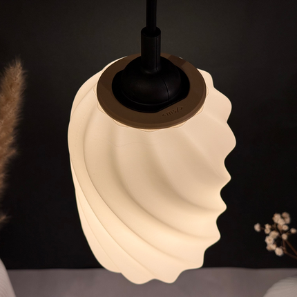 Pakabinamo Šviestuvo Gaubtas „Žibintas-Sūkurys“ – 18 cm (Swirling)