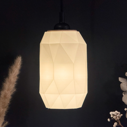 Pakabinamo Šviestuvo Gaubtas „Žibintas-Low Poly“ – 18 cm