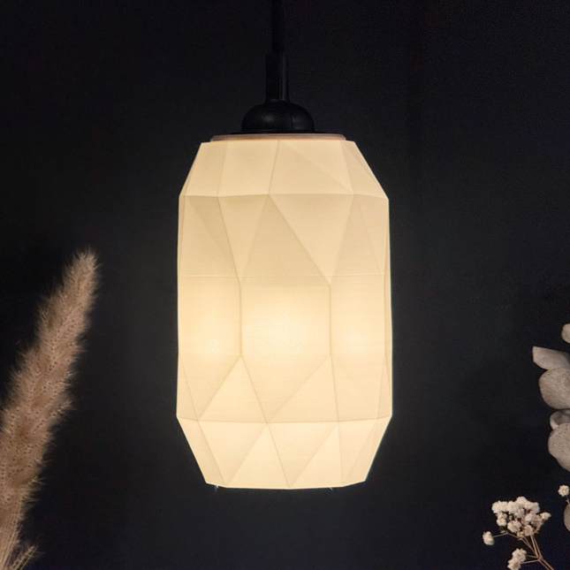 Pakabinamo Šviestuvo Gaubtas „Žibintas-Low Poly“ – 18 cm