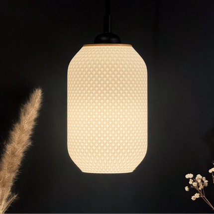 Pakabinamo Šviestuvo Gaubtas „Žibintas-Šachmatų Lenta“ – 18 cm