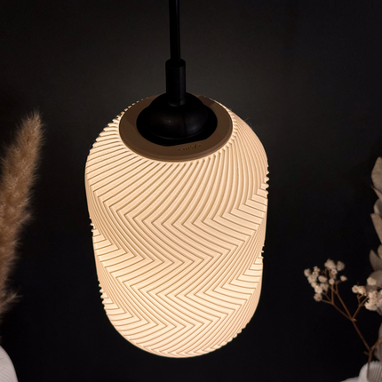 Pakabinamo Šviestuvo Gaubtas „Žibintas-Zigzagas“ – 18 cm