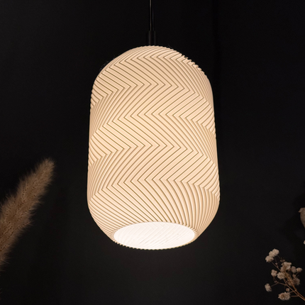 Pakabinamo Šviestuvo Gaubtas „Žibintas-Zigzagas“ – 18 cm
