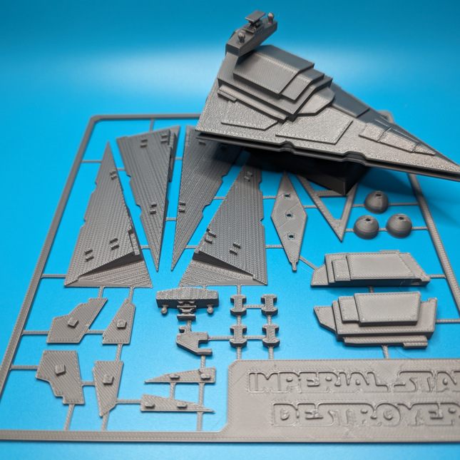 Star wars (Star Destroyer) – Miniatiūrinis Dėlionės-Kortelės Modelio Rinkinys